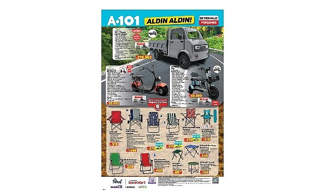 A101'den Elektrikli Kamyonet Sürprizi