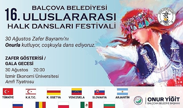 Balçova, Zafer Bayramı'nı Dünya Danslarıyla Kutluyor
